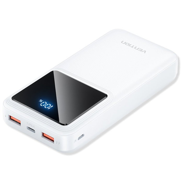 Vention Power Bank 20000mAh 22.5W Blanco FHLW0 Vention Power Bank 20000mAh 22.5W Blanco FHLW0